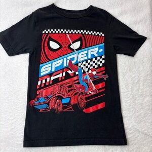 Disney Spider-Man Kids T-Shirt - Black and Red‎ Size XS